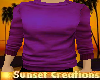Purple sweatshirt/mens