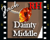 Dainty Middle Amber
