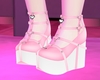 P! Strap Platform Pinku