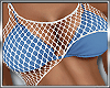 B* Fishnet Bikini Top