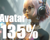 135% Avatar Scale