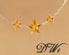 Orange Star Necklace