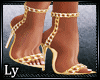 *LY* Chain Gold Heels