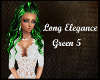 Long Elegance Green 5