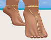 Gold Chained Feet
