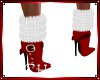 Snow Red Boots