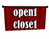 rideaux red open1/close1
