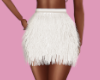 White Fringe Skirt