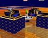 Royal Blue & Gold Chairs