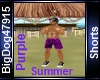 [BD] Purple Summer Short