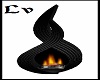 Black Ice Fire Place