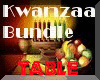 a" Kwanzaa Table