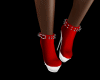 (KUK)red boots cute