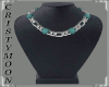 *CM*LAURA NECKLACE-TEAL