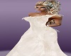 Beige jeweled Gown