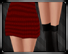 Red Skirt + Stockings