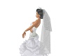 Wedding veil with tiara