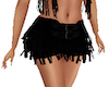 {K} Tassel Skirt Black