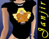 JJ~ANGEL BLACK T-SHIRT