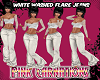 White Washed Flare Jeans