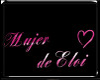 Mujer Eloi sign Request