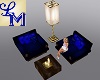 !LM 2Navy/Blue Chairs6p