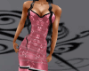 (KUK)PINK FLOWERS GOWN