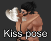 Sexy kissing pose