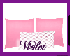 ( V) Pink pillows