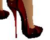 red/black high heels