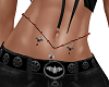 Gothic Bat Belly Chain