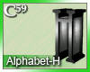 Alphabet Seat H