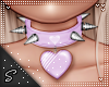 !S Spike Collar Lilac