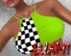 Lime-Checkered top