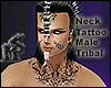 NeckTattoo Tribal Man