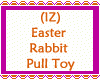 Rabbit Pull Toy Easter