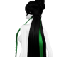 green dark hair punk