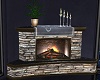 Blue December FIreplace