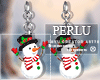 [P]Snowman Earrings