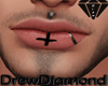 Dd-Cross  Lip Tattoo