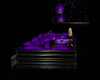 purple steel couch