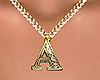 A Letter Necklace (gold)