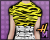 (HM3) Zebra Shirt & Belt