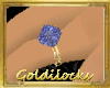 Gold LH Sapphire Ring