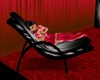 Black Rose Cuddle Chair
