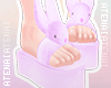 ❄ Bunny Shoes Lilac