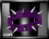 Spiked Garter Purple L