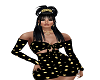 Black/Gold Polka Dot