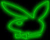 Green Neon Playboy Bunny