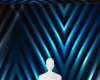 Metal blue background
